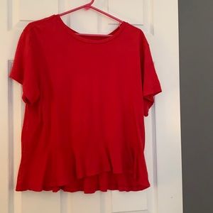 Women’s medium red shirt